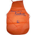 Orange Non Woven Bib Apron